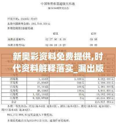 新奥彩资料免费提供,时代资料解释落实_漏出版MOJ70.69